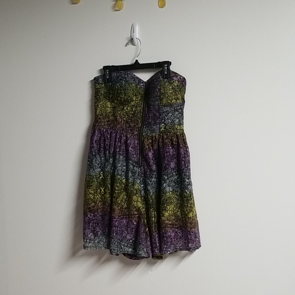 Multi color romper.